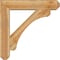 Ekena Millwork Legacy Craftsman Rough Sawn Bracket w/ Offset Brace, Western Red Cedar, 8"W x 38"D x 38"H BKT0806X38X38LEC04RWR - alternate 4